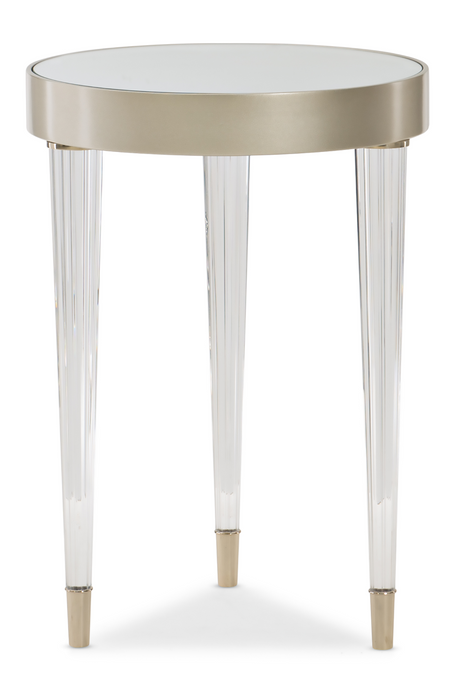 Round Mirrored End Table | Caracole Tri Me | Caracole.eu.com