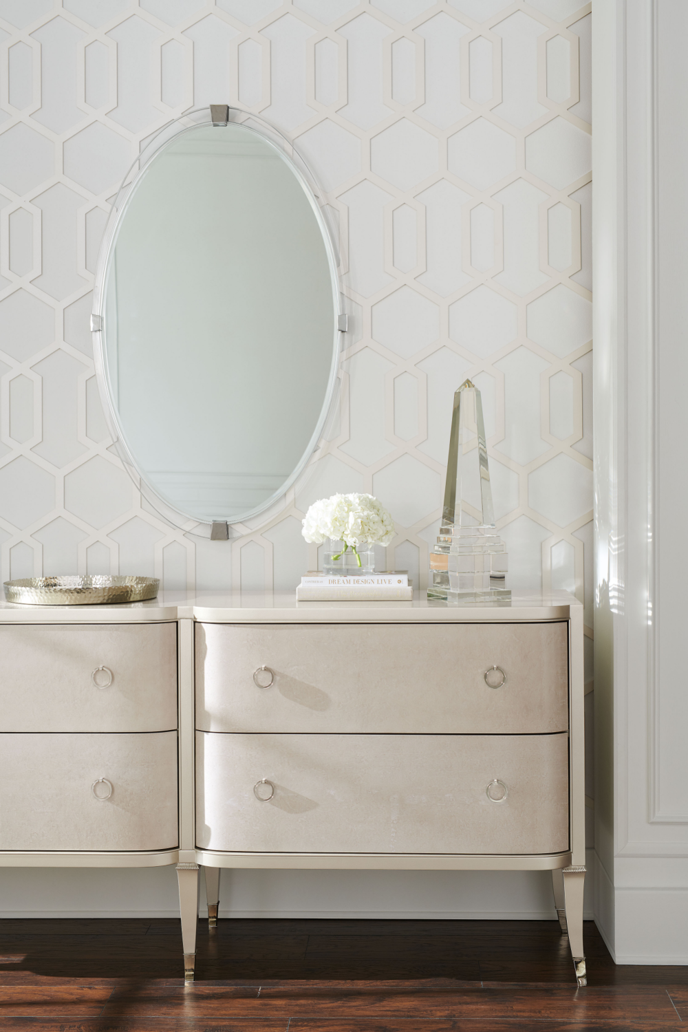 Silver 4-Drawer Dresser | Caracole His Or Hers | Caracole.eu.com