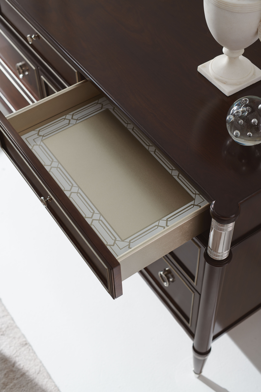 Mocha Walnut Dresser | Caracole Private Suite | Caracole.eu.com