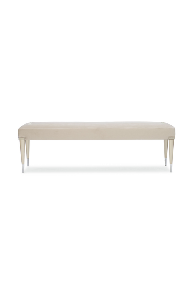 Cream Modern Bench | Caracole Boarding On Beautiful | Caracole.eu.com