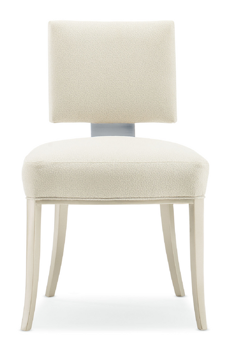 Sateen Modern Klismos Dining Chair (2) | Caracole Reserved Seating | Caracole.eu.com