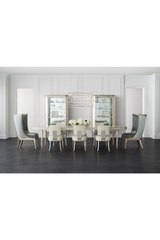 Sateen Modern Klismos Dining Chair (2) | Caracole Reserved Seating | Caracole.eu.com