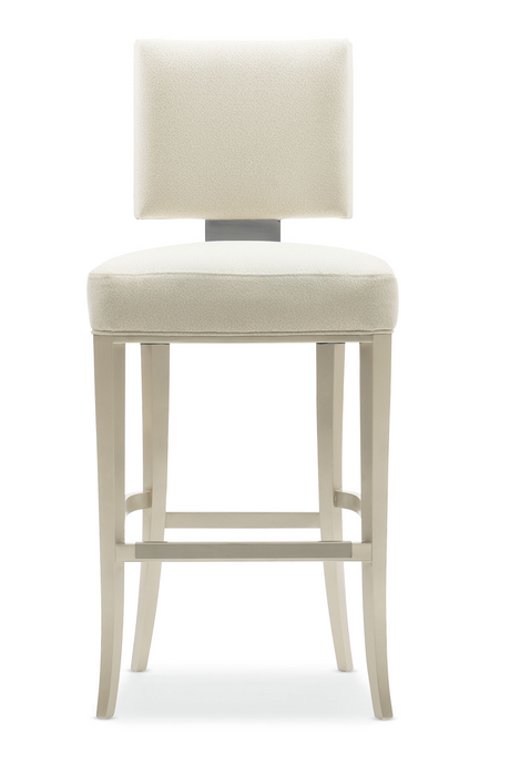 Neutral-Toned Bar Stool | Caracole Reserved Seating | Caracole.eu.com