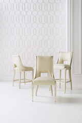 Cream Upholstered Bar Stool | Caracole In Good Taste | Caracole.eu.com