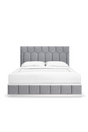 Gray Honeycomb Tufted California King Bed | Caracole Honey I'm Home | Caracole.eu.com