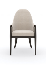 Beige Curved Armchair | Caracole Natural Choice | Caracole.eu.com