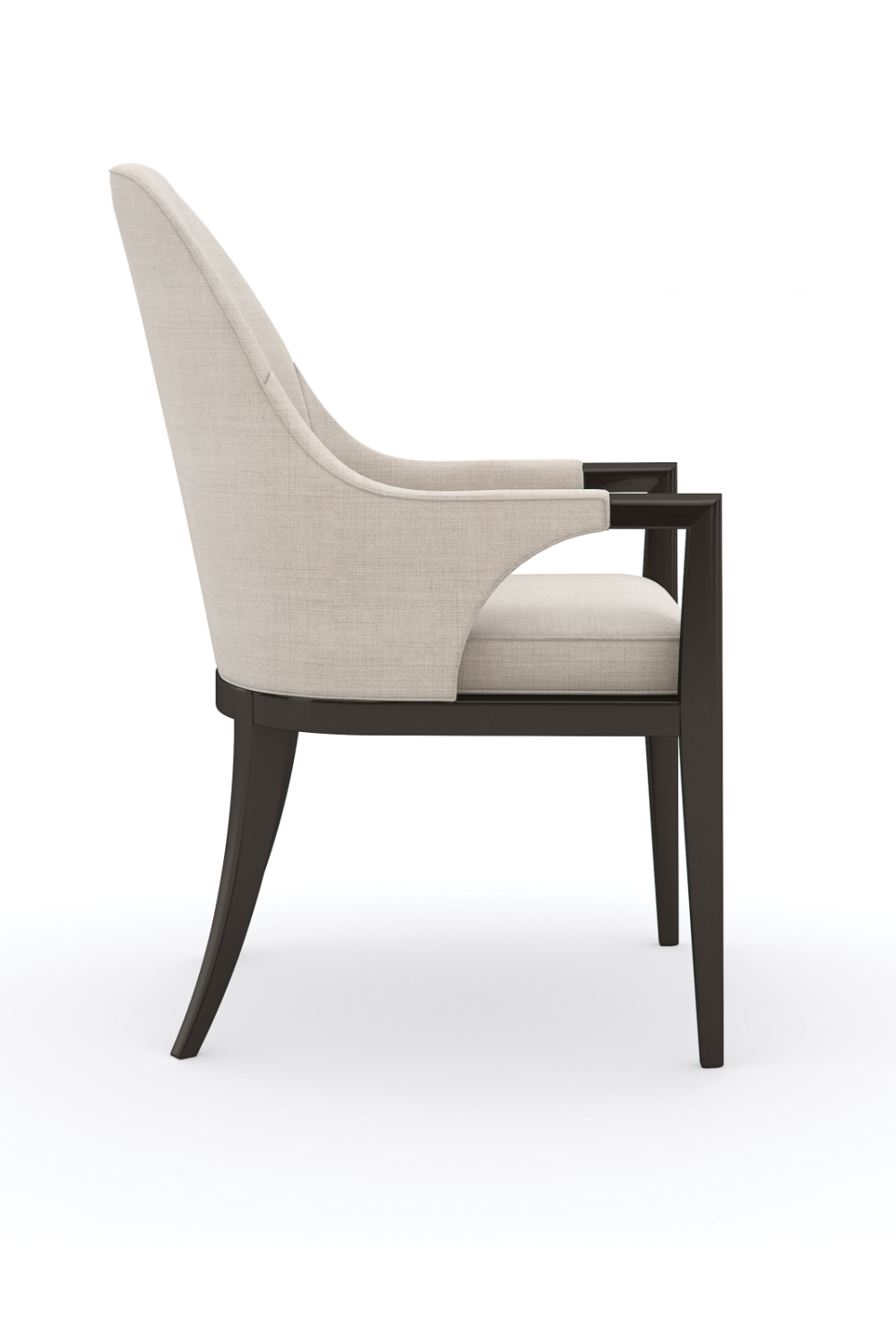 Beige Curved Armchair | Caracole Natural Choice | Caracole.eu.com