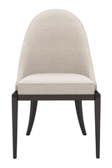 Beige Curved Side Chair | Caracole Natural Choice | Caracole.eu.com