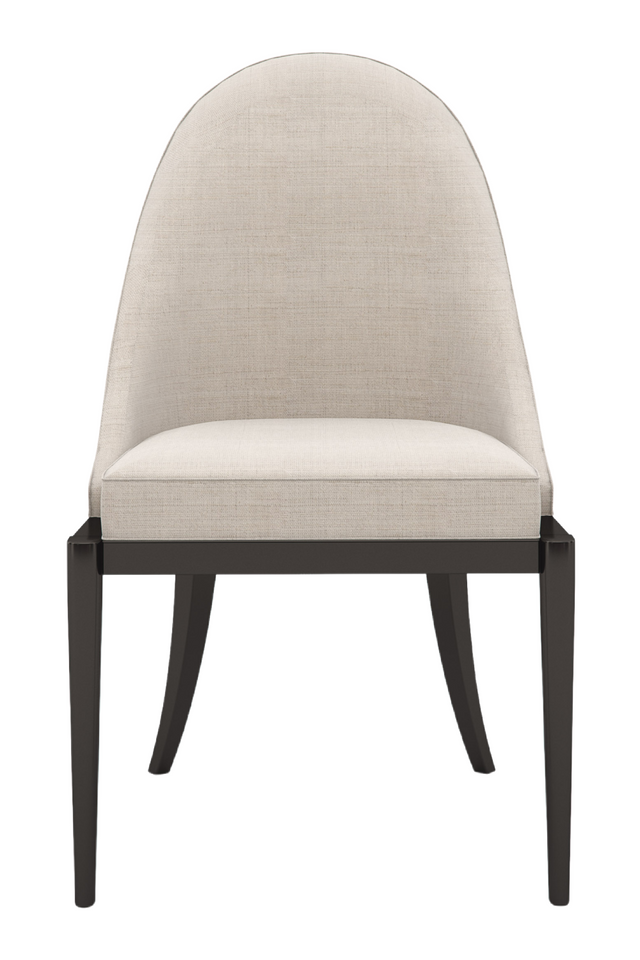 Beige Curved Side Chair | Caracole Natural Choice | Caracole.eu.com