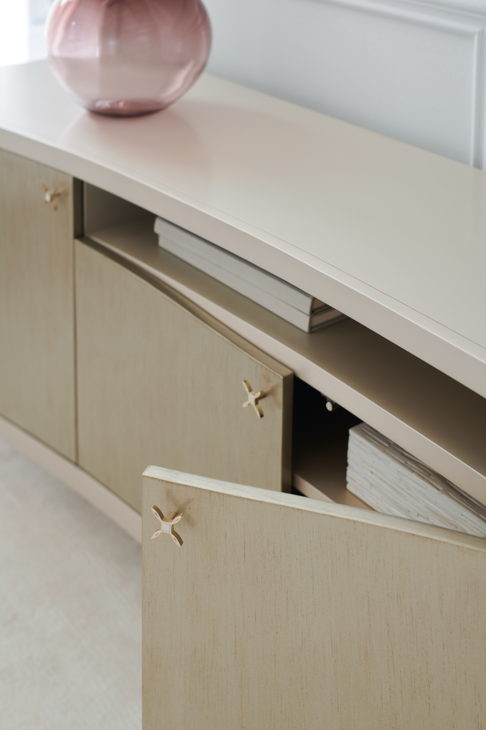 Silver Modern Media Cabinet | Caracole Full of Charm | Caracole.eu.com