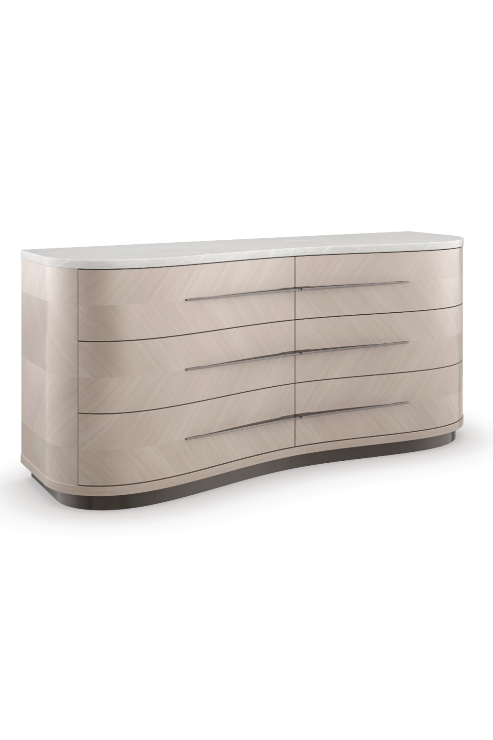 Chevron-Patterned Dresser | Caracole Roam | Caracole.eu.com