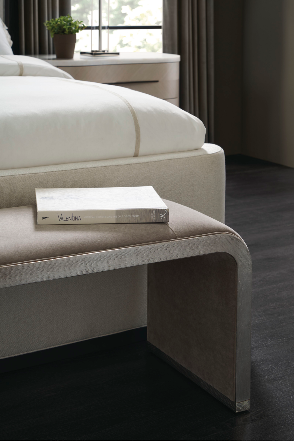 Chevron-Patterned Nightstand | Caracole Nomadic | Caracole.eu.com