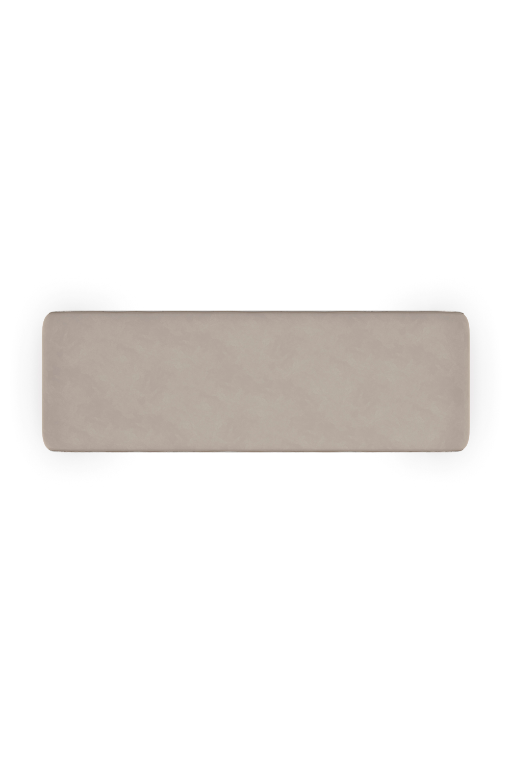 Taupe Velvet Bench | Caracole Traverse | Caracole.eu.com