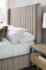 Channel Tufted Velvet Bed | Caracole Continuum | Caracole.eu.com