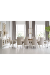 Silver Extendable Dining Table | Caracole Lattice Gather | Caracole.eu.com