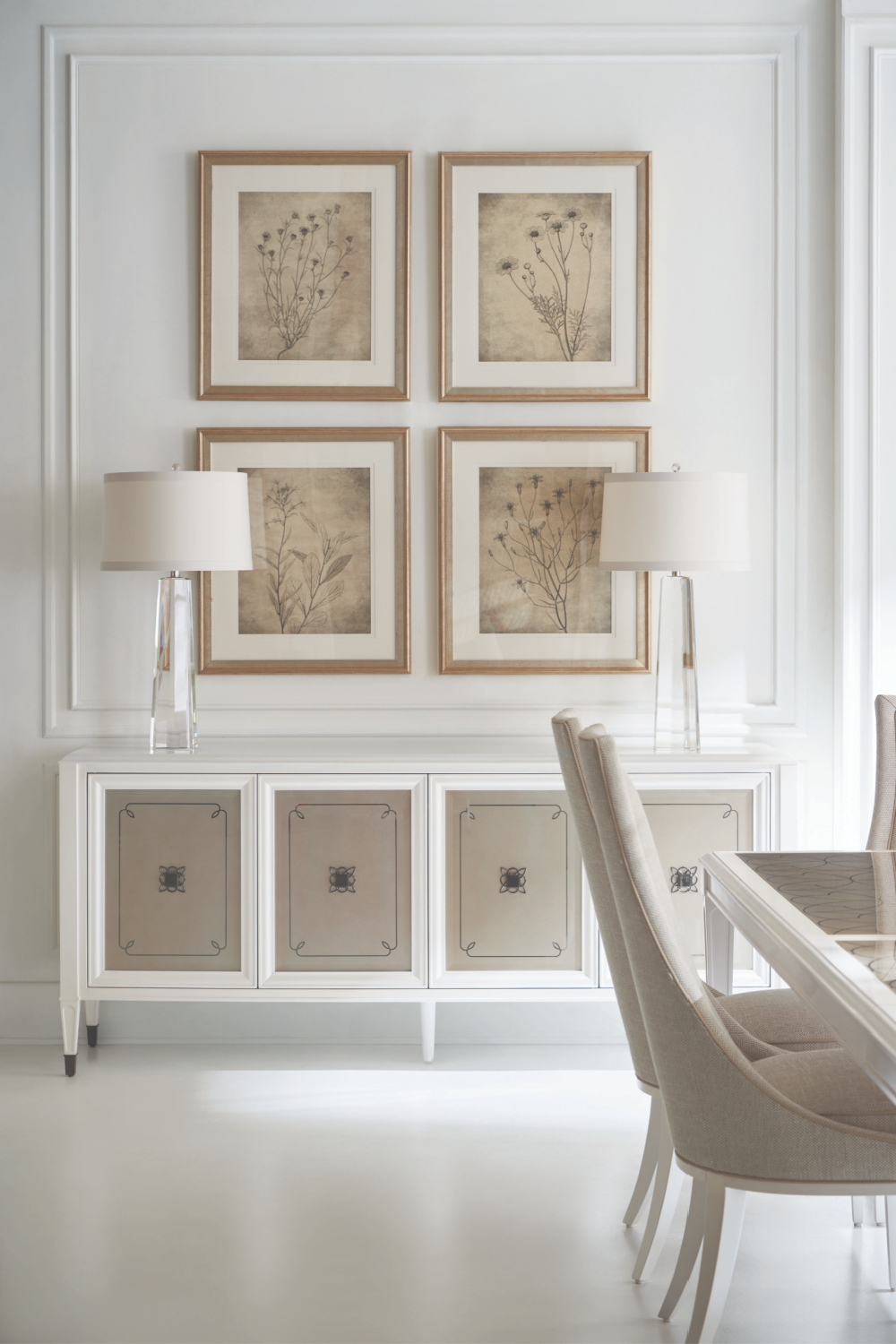 Mirrored Panel Sideboard | Caracole Lattice Serve You | Caracole.eu.com