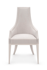 Tapered Back Beige Dining Chair | Caracole Tall Order | Caracole.eu.com