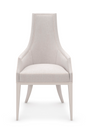 Tapered Back Beige Dining Chair | Caracole Tall Order | Caracole.eu.com