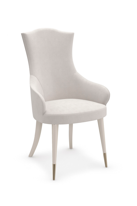 Camel-Back White Dining Chair | Caracole Cherub | Caracole.eu.com