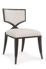 Ivory Chenille Dining Chairs | Caracole First Chair | Caracole.eu.com