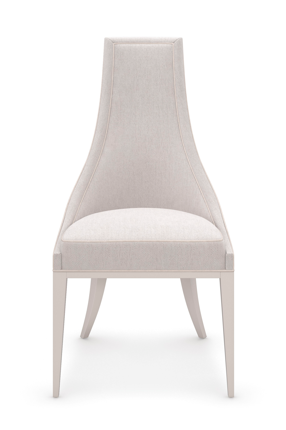 Off White Tapering Side Chair | Caracole Tall Order | Caracole.eu.com