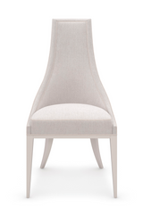 Off White Tapering Side Chair | Caracole Tall Order | Caracole.eu.com