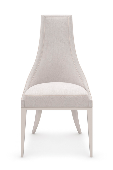 Off White Tapering Side Chair | Caracole Tall Order | Caracole.eu.com