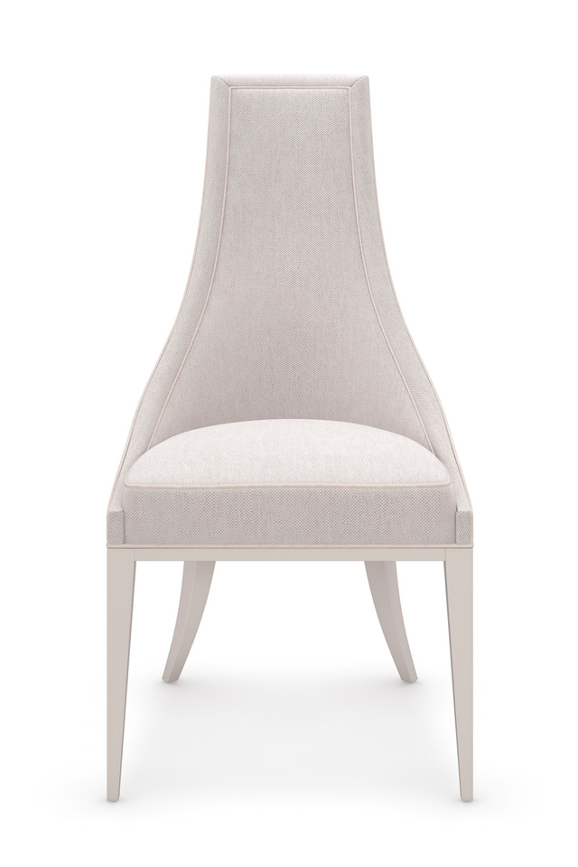 Off White Tapering Side Chair | Caracole Tall Order | Caracole.eu.com