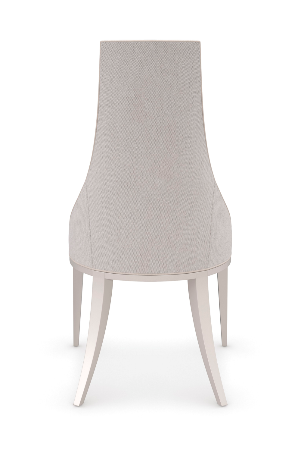 Off White Tapering Side Chair | Caracole Tall Order | Caracole.eu.com