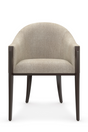 Gray Barrel-Back Dining Chair | Caracole Next Course | Caracole.eu.com
