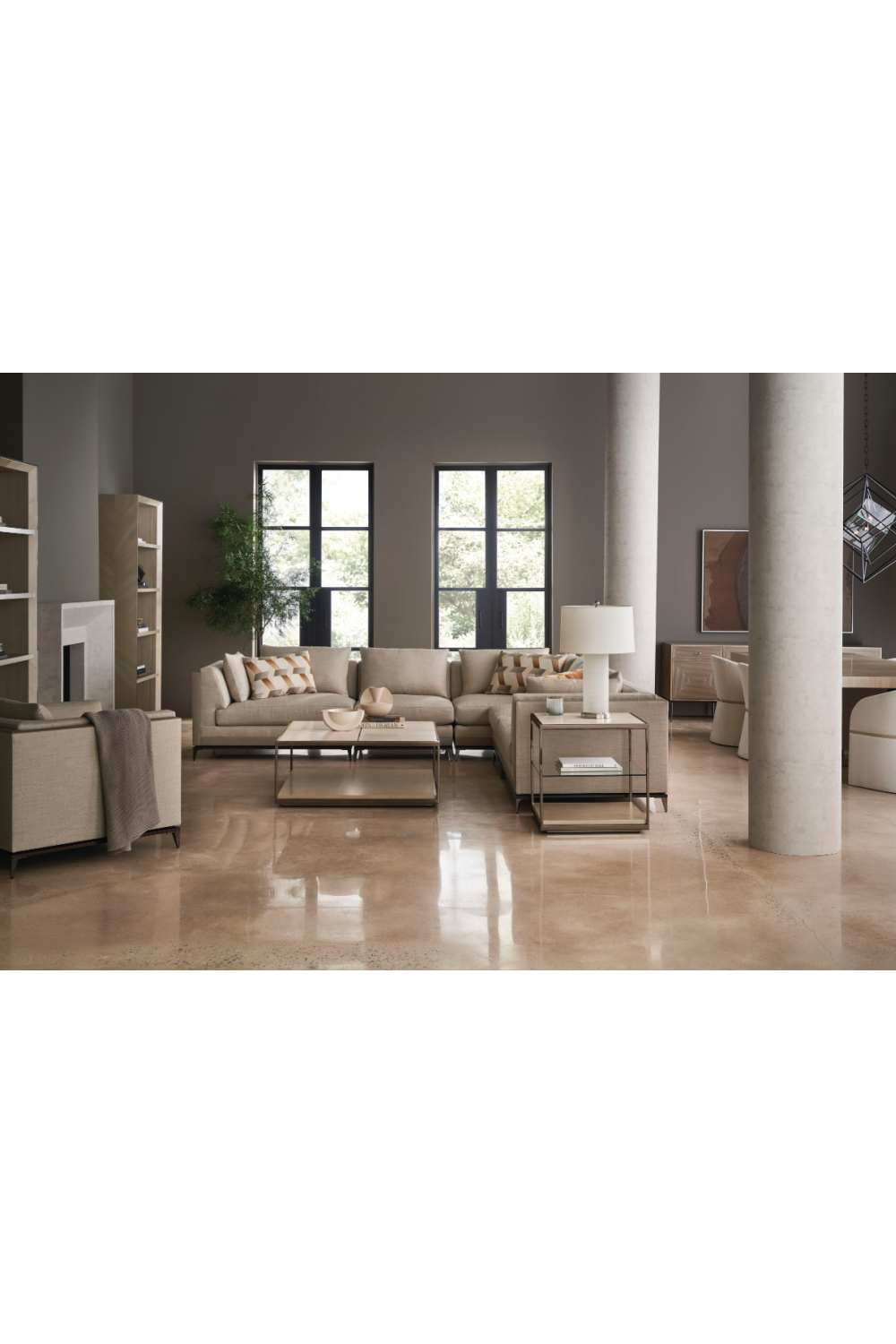 Minimalist End Table | Caracole Quadrant | Caracole.eu.com