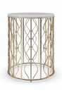 White Marble Side Table | Caracole Style Spotter | Caracole.eu.com
