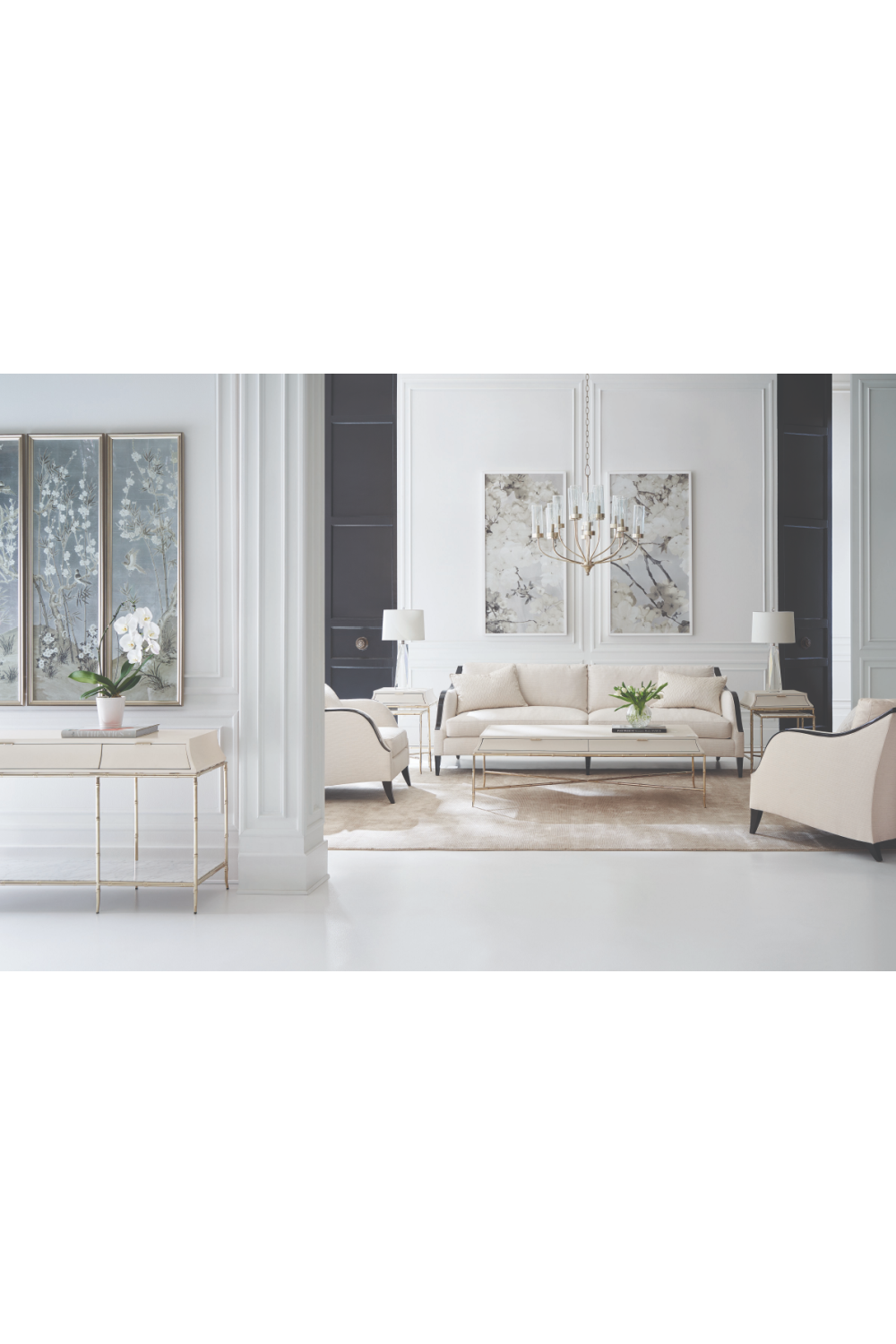 White Marble Nesting Side Table S | Caracole Ceylon | Caracole.eu.com