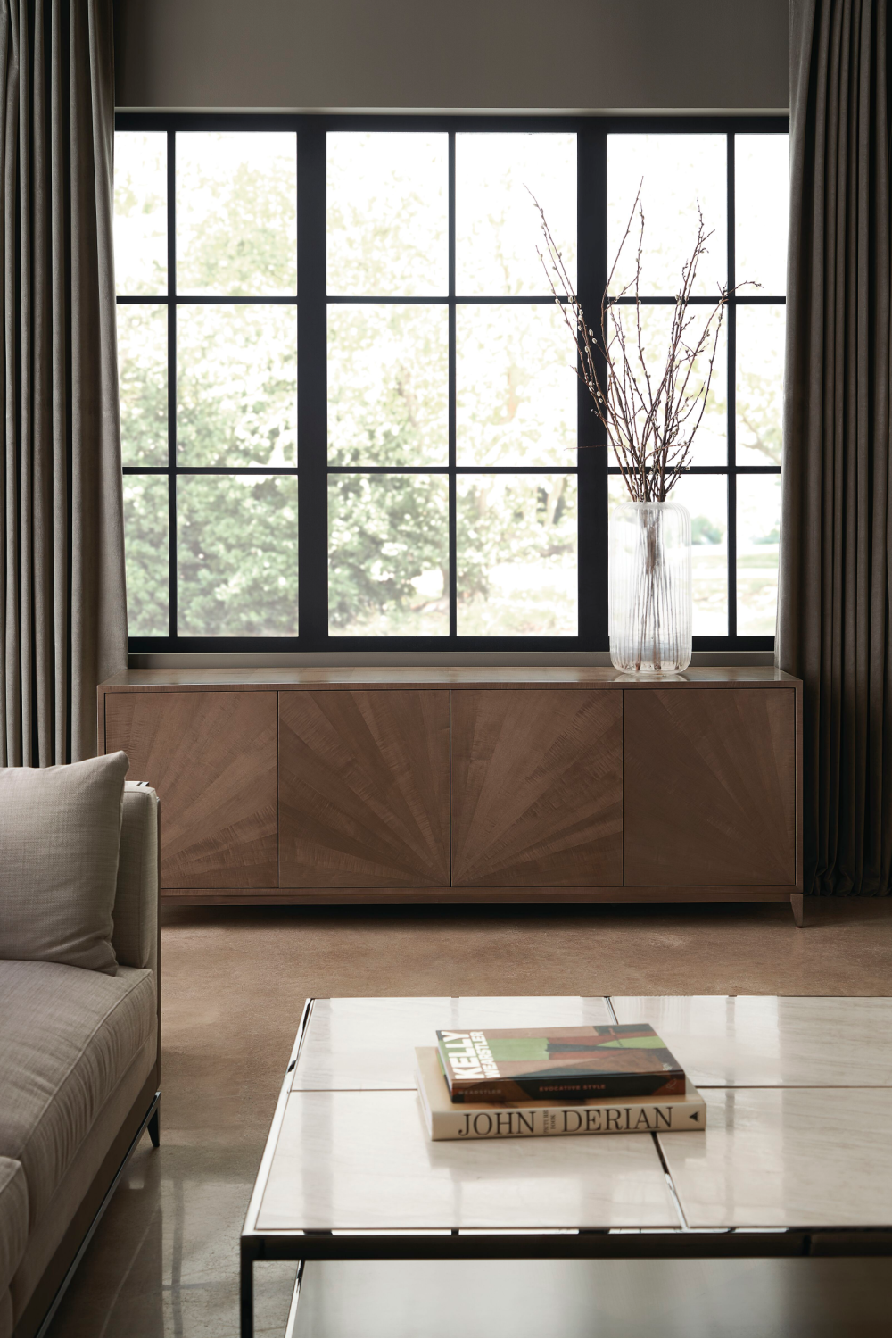 Starburst Patterned Wooden Sideboard | Caracole | Caracole.eu.com