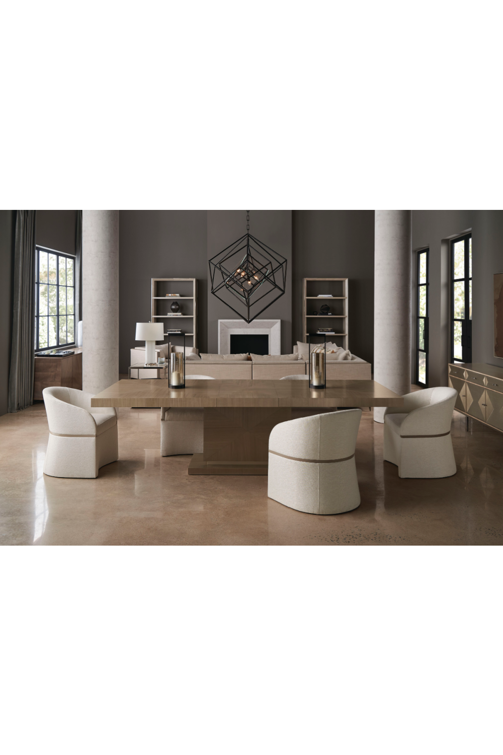 Starburst Patterned Wooden Sideboard | Caracole | Caracole.eu.com