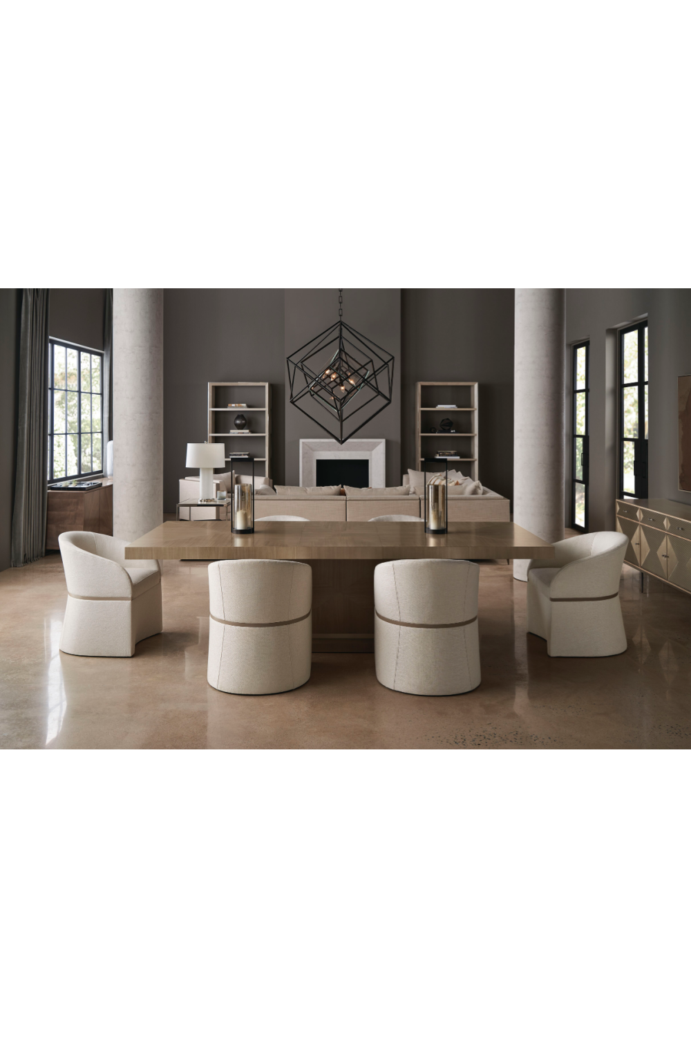 Starburst Patterned Wooden Sideboard | Caracole | Caracole.eu.com