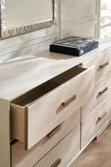 Textured Metal Mirror | Caracole Silver Mirage | Caracole.eu.com