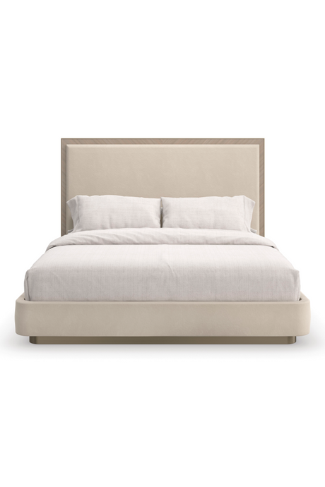 Cream Modern Minimalist Bed | Caracole Anthology | Caracole.eu.com