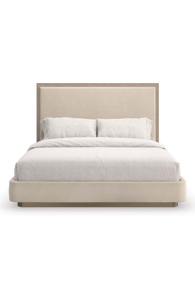 Cream Modern Minimalist Bed | Caracole Anthology | Caracole.eu.com