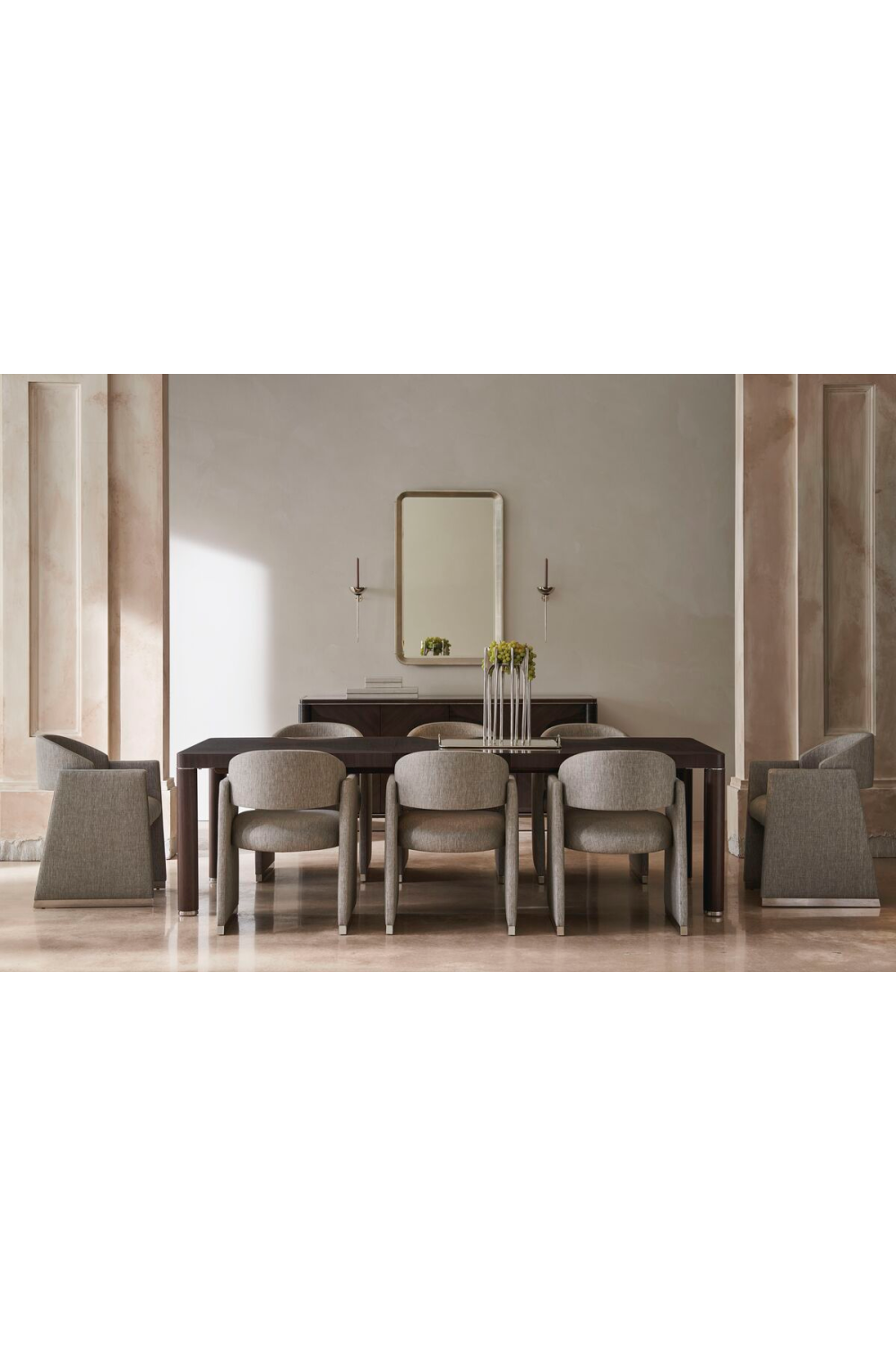 Parsons-Style Dining Table | Caracole Mirror Image | Caracole.eu.com