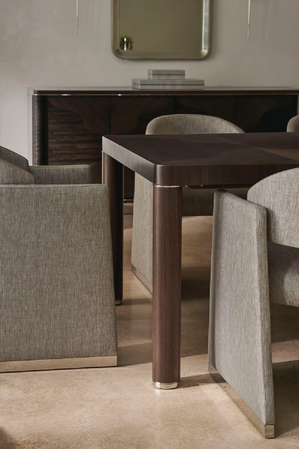 Parsons-Style Dining Table | Caracole Mirror Image | Caracole.eu.com