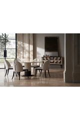 Round Pedestal Dining Table | Caracole Dorian | Caracole.eu.com