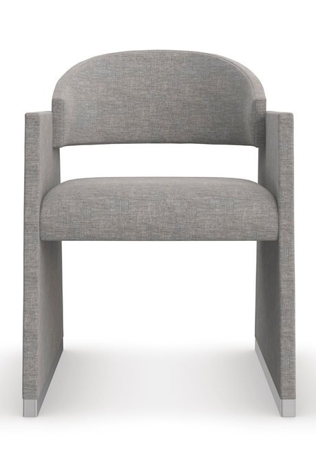 Gray Geometrical Dining Chair | Caracole Polish Off | Caracole.eu.com