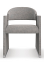 Gray Geometrical Dining Chair | Caracole Polish Off | Caracole.eu.com
