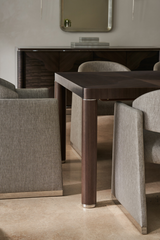 Gray Geometrical Dining Chair | Caracole Polish Off | Caracole.eu.com