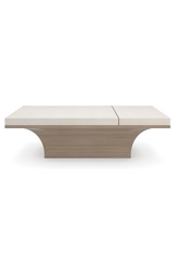 White-Top Modern Cocktail Table | Caracole Full Break | Caracole.eu.com