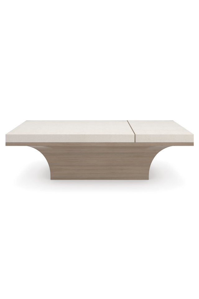 White-Top Modern Cocktail Table | Caracole Full Break | Caracole.eu.com