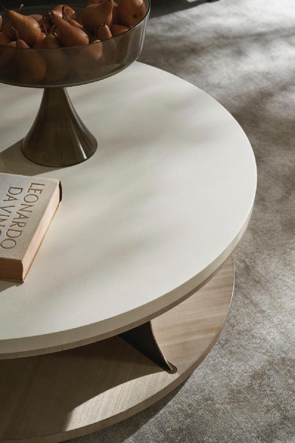 Round Swivel Cocktail Table | Caracole Braces | Caracole.eu.com