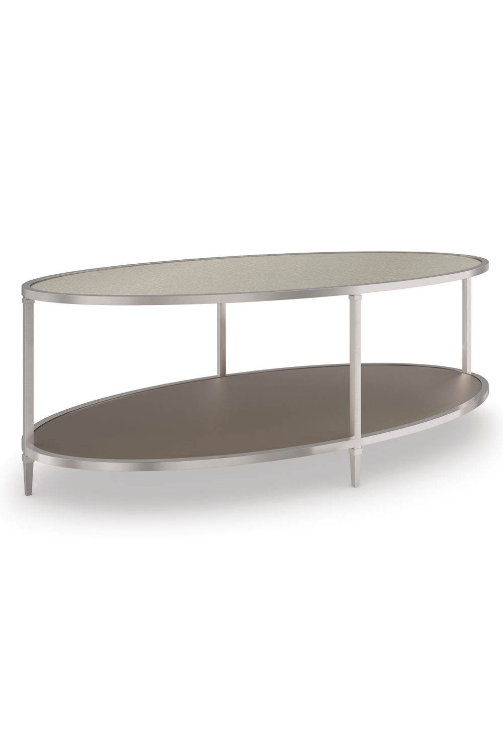Oval Mirror Cocktail Table | Caracole Shimmer | Caracole.eu.com