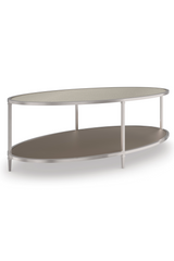 Oval Mirror Cocktail Table | Caracole Shimmer | Caracole.eu.com